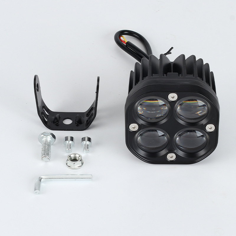 Proiector LED auto și motocicletă cu lentilă patru foi – LED, 18W, 12-80V, 4000 lm, IP67