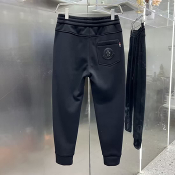 Férfi slim-fit egyenes szárú nadrág, tél, 9/10 hossz, Cuprammonium rost szövet