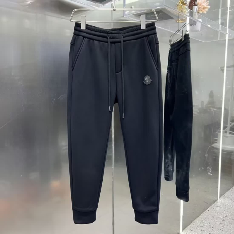 Férfi slim-fit egyenes szárú nadrág, tél, 9/10 hossz, Cuprammonium rost szövet