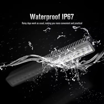 LED tetővilágítás Cm-5064b, 50W, 10-30V, flood fény + spotfény, SMD 18 db + DRL 30 db