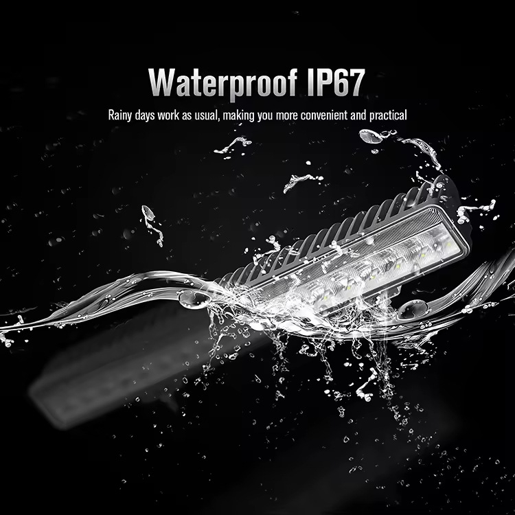 LED tetővilágítás Cm-5064b, 50W, 10-30V, flood fény + spotfény, SMD 18 db + DRL 30 db