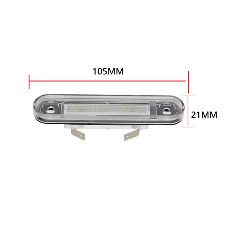 Mercedes-Benz E-osztály LED rendszámtábla világítás (W124/W201C/W202) – 12V, 3W, Műanyag, 0224WX