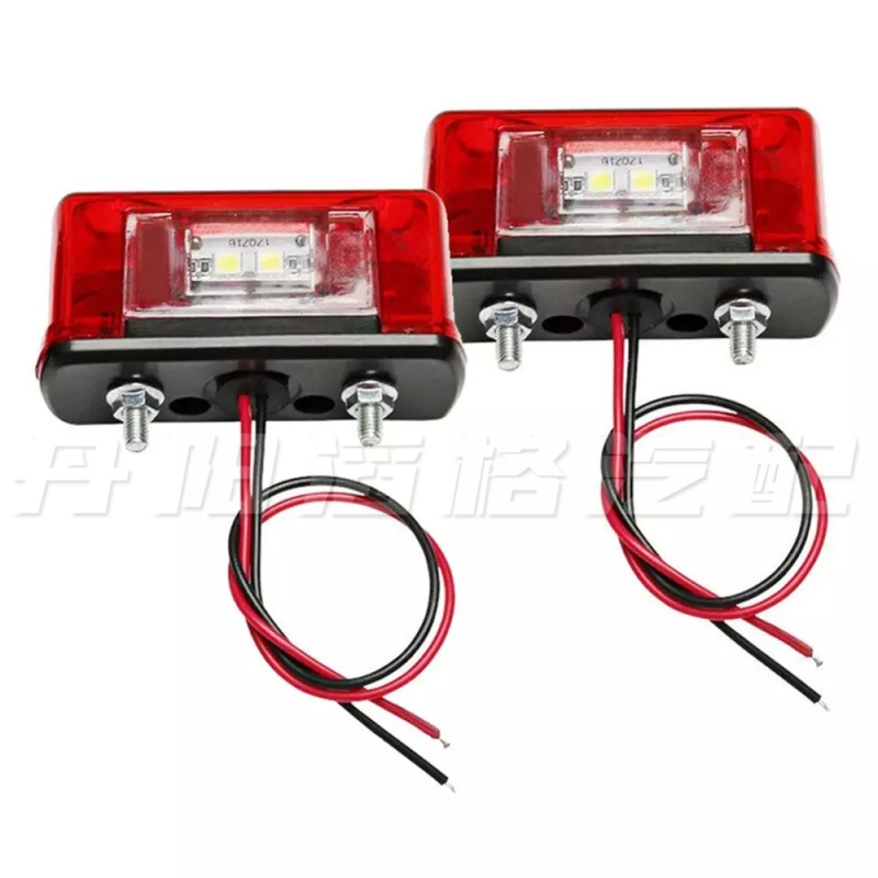 4-LED LED svjetlo registarske tablice za kamione, kombije i automobile – vodootporno, univerzalno, 10-30V