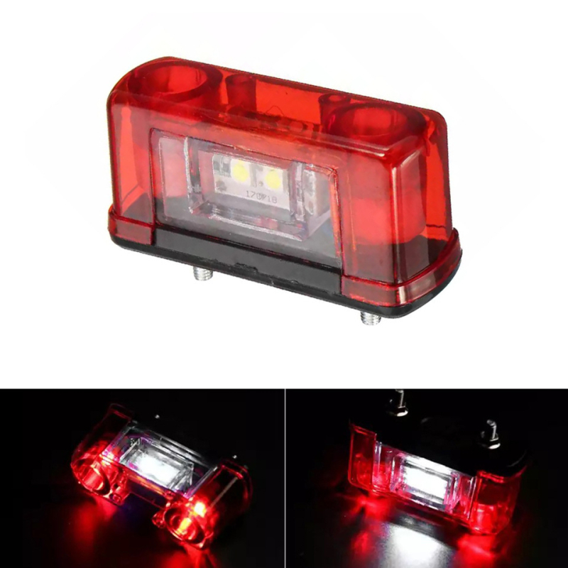 4-LED LED svjetlo registarske tablice za kamione, kombije i automobile – vodootporno, univerzalno, 10-30V