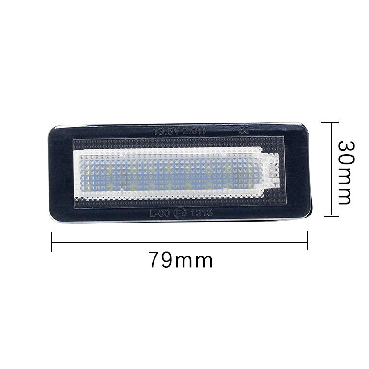 Lampa za pločicu Mercedes-Benz Smart Fortwo W450/W451 – 12V, 3W, LED 3528, 6500K, 50 000 sati