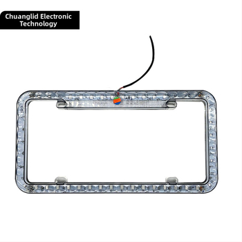 LED svjetlo za registarsku pločicu sa okvirom, 12V, ABS, 315×160 mm, 4000–6500K, 0.6W, 50 000 h, američko-latinska standard, višenamjensko svjetlo pločice