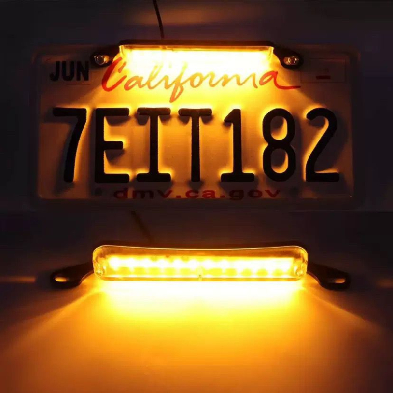 Univerzalna američka LED svjetla za registarsku ploču, svjetla za vožnju i rikverac, 12 LED