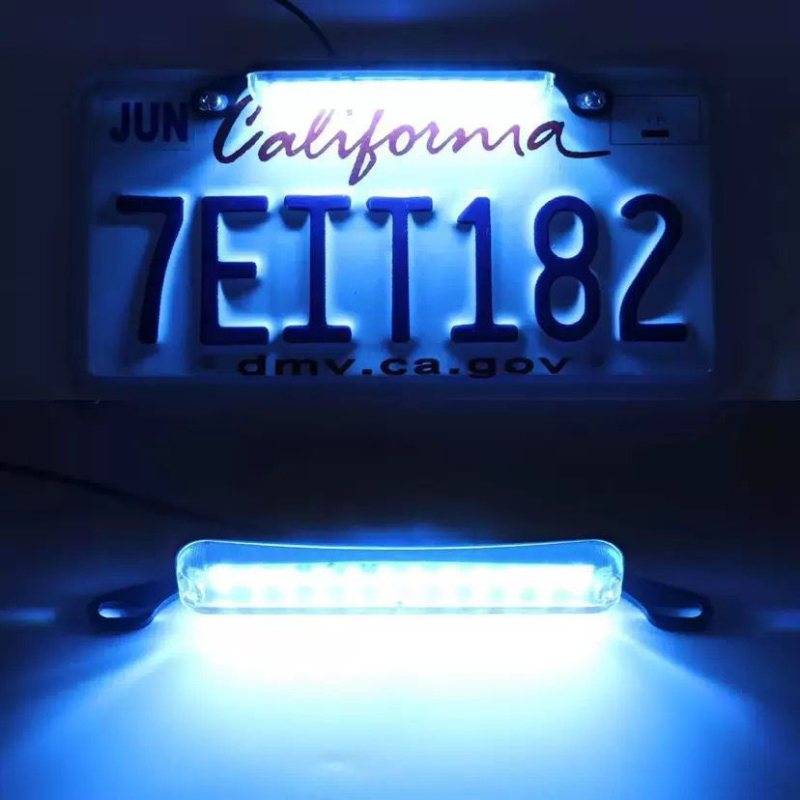 Univerzalna američka LED svjetla za registarsku ploču, svjetla za vožnju i rikverac, 12 LED