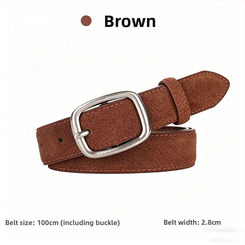 Дамски колан от PU кожа с катарама от сплав, закопчаване с щифт, ширина 2-4 см, винтидж ретро дизайн