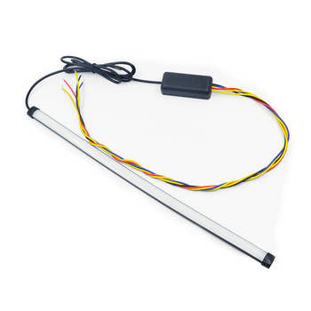 Lampă LED pentru plăcuța de înmatriculare a mașinii, cu semnalizare și efect Burst, 12W, 12–24V, pentru toate modelele