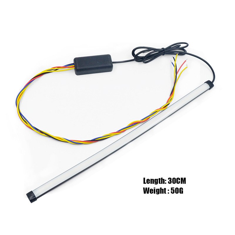 Lampă LED pentru plăcuța de înmatriculare a mașinii, cu semnalizare și efect Burst, 12W, 12–24V, pentru toate modelele