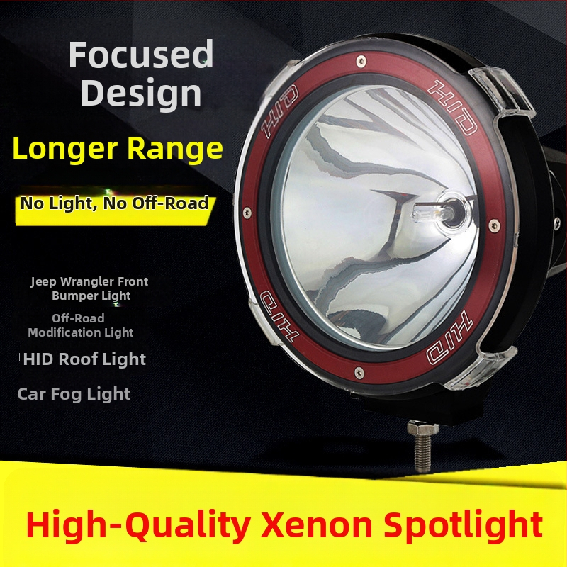 HID Xenon pracovné svetlo pre off-road vozidlo — 12V, 100W, 3325 lm, 35000 h