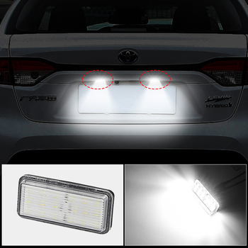 LED svjetlo za registarsku pločicu za Lexus LX470/LX570/GX470 i Toyota Land Cruiser J100/J120 — 12V, 5W, životni vijek 50.000h, 6000K (LED 3528)