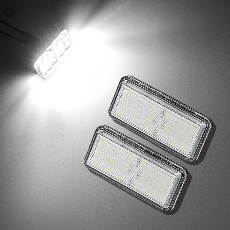 LED svjetlo za registarsku pločicu za Lexus LX470/LX570/GX470 i Toyota Land Cruiser J100/J120 — 12V, 5W, životni vijek 50.000h, 6000K (LED 3528)