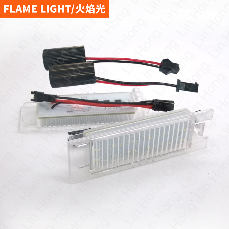 LED svjetlo za pločicu s Opel Astra H, Corsa D, Zafira B, Insignia — 2.8W, 12-30V, 0.2A, LED 4014, vijek trajanja 20000h