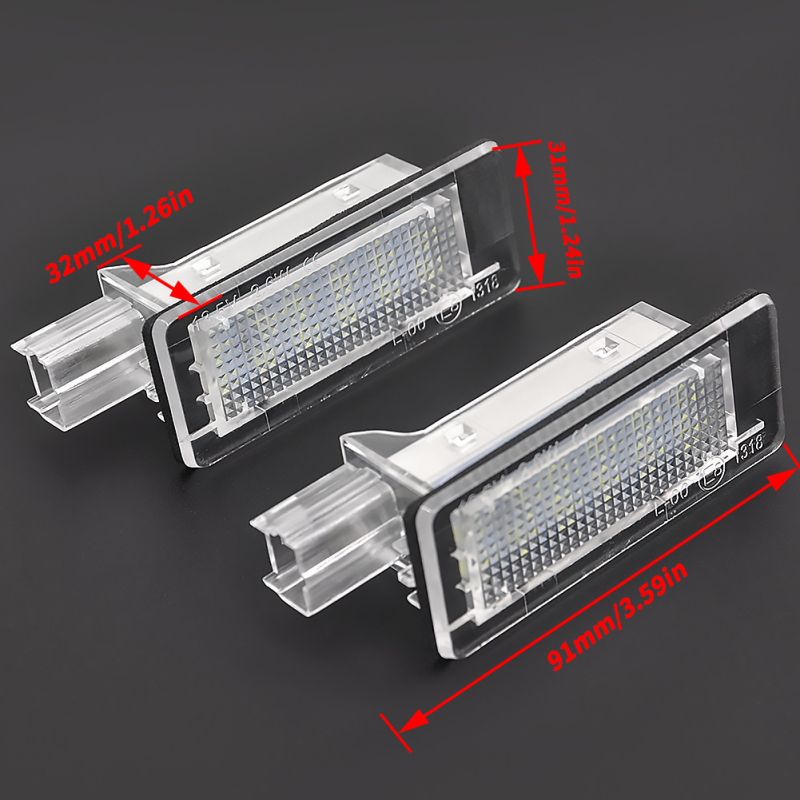 Svjetlo registarske pločice za Renault/Dacia – PAKUSI PC+LED 12V 2W 50000h