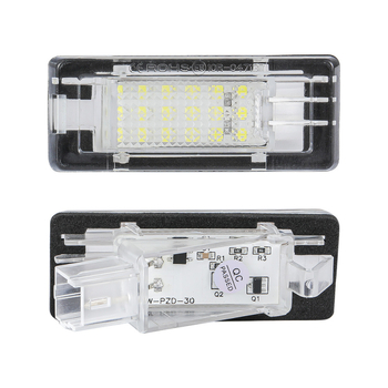 LED svjetlo za registarsku pločicu za Dacia Duster 2010, 12V, 3W, LED, vijek trajanja 50000 sati