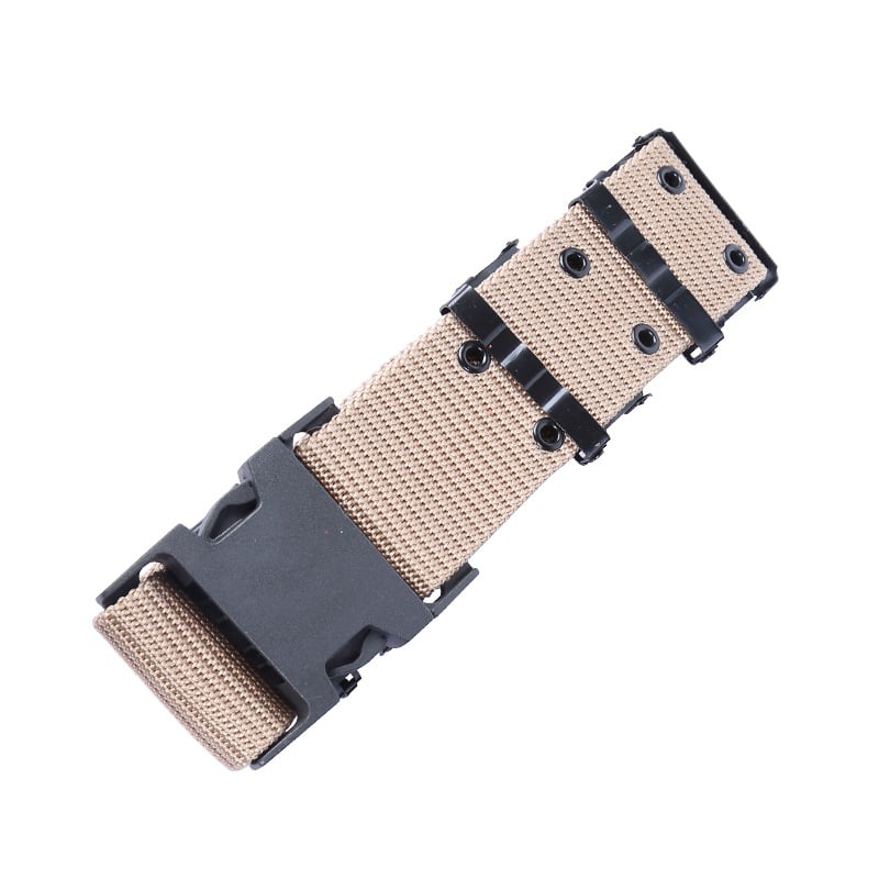 Найлонов тактически външен колан, пластмасова катарама, закопчаване с копче, ширина 2-4 см, ръчно плетен