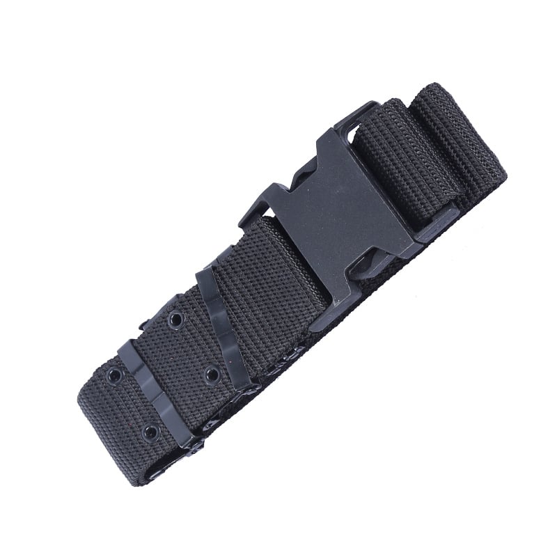 Найлонов тактически външен колан, пластмасова катарама, закопчаване с копче, ширина 2-4 см, ръчно плетен