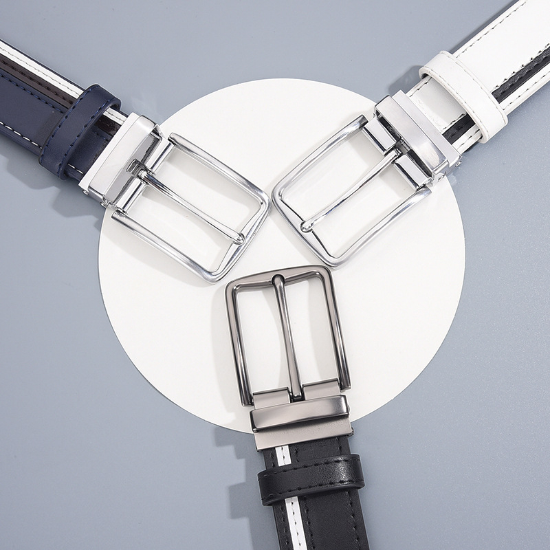 Мъжки TPU колан със сплавна квадратна катарама и пин-катарама, ширина 2–4 см, сплайсинг технология