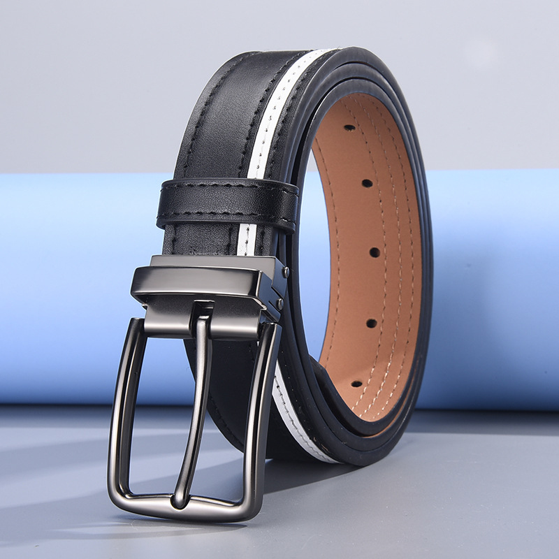 Мъжки TPU колан със сплавна квадратна катарама и пин-катарама, ширина 2–4 см, сплайсинг технология