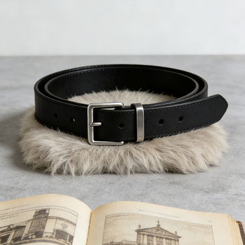 Колан - замшов финиш, катарама с пин, PU кожа, античен сребърен обков, винтидж стил (пин катарама; обков от сплав; антично сребро; PU кожа; старинен завършек)