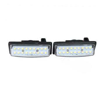 LED светлина за номер на табела за Nissan, 12V, 5W, 0.1A, живот до 3 000 000 ч