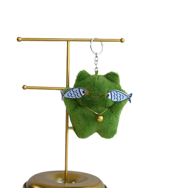 Păpușă pluș cu pisicuță | umplutură PP bumbac, pluș textil, ambalare în pungă plasă, personalizare logo OEM