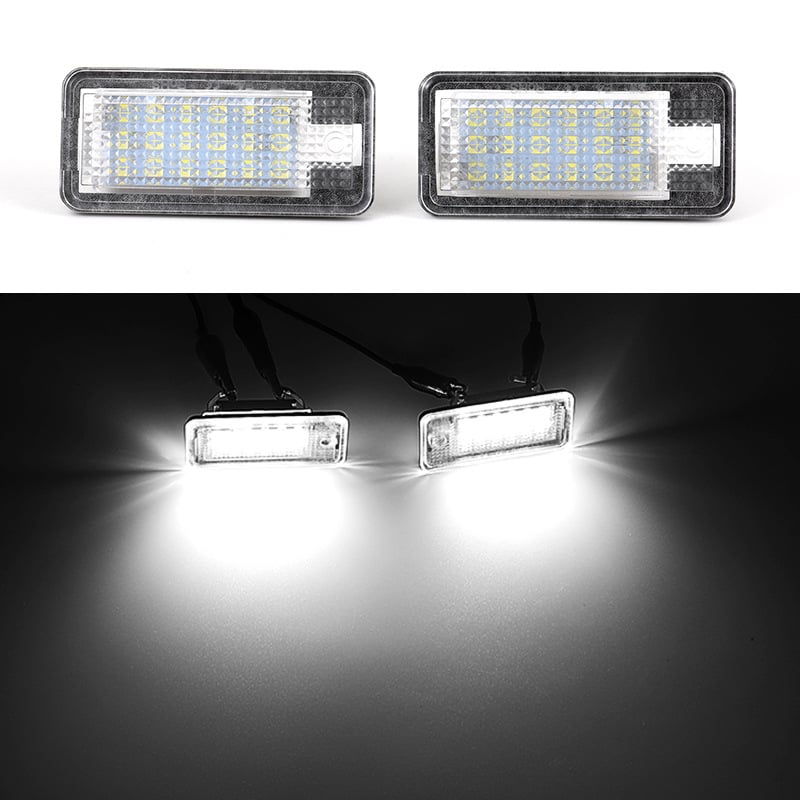 Lumină LED pentru plăcuța de înmatriculare pentru Audi A3/S3/A4/S4/A6/C6/A8/S8/Q7 – Dragon propeller, 12V, 3W, 50.000h, 6500K