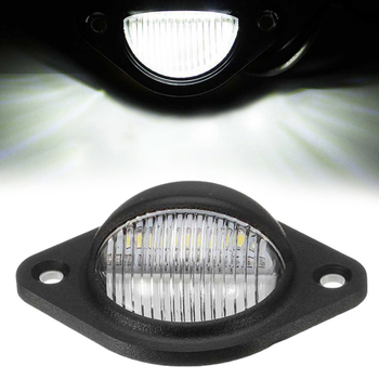 Kružna LED svjetiljka za registarsku pločicu, 3 LED, 12V, 5W, 50.000 h, 6500K