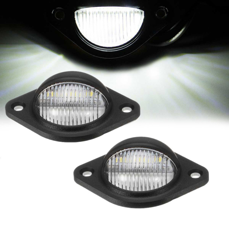 Kružna LED svjetiljka za registarsku pločicu, 3 LED, 12V, 5W, 50.000 h, 6500K