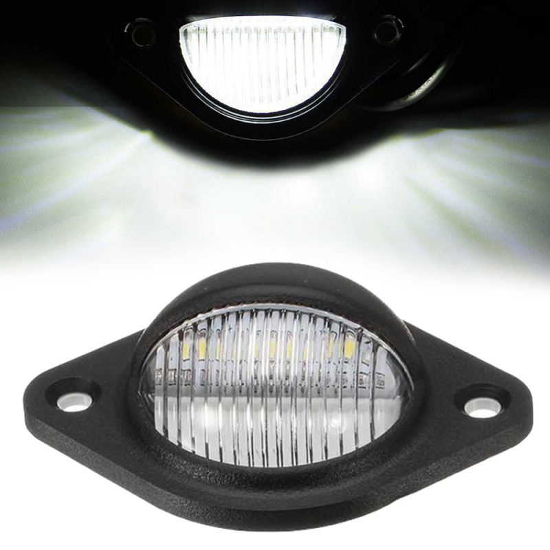Kružna LED svjetiljka za registarsku pločicu, 3 LED, 12V, 5W, 50.000 h, 6500K