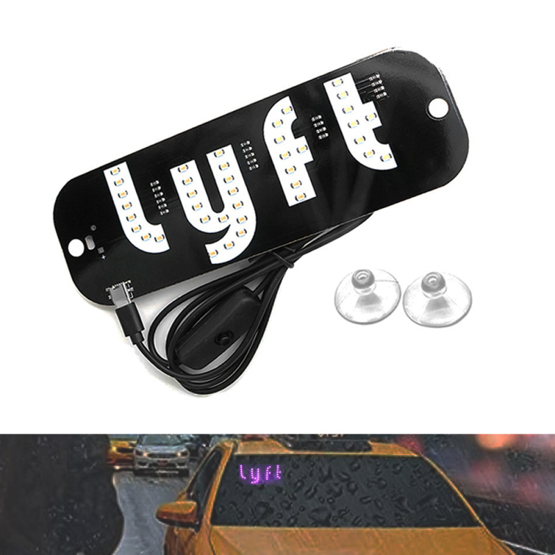 ANE auto LED taxi indikator svjetla, USB Type-C, Lyft Type-C auto svjetlo, 5-6V, 3W, PVC