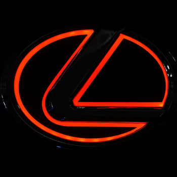 LED svjetlo loga registarske pločice za Lexus RX, 12V, 2W, 0.1A, model 201252, plastika+LED