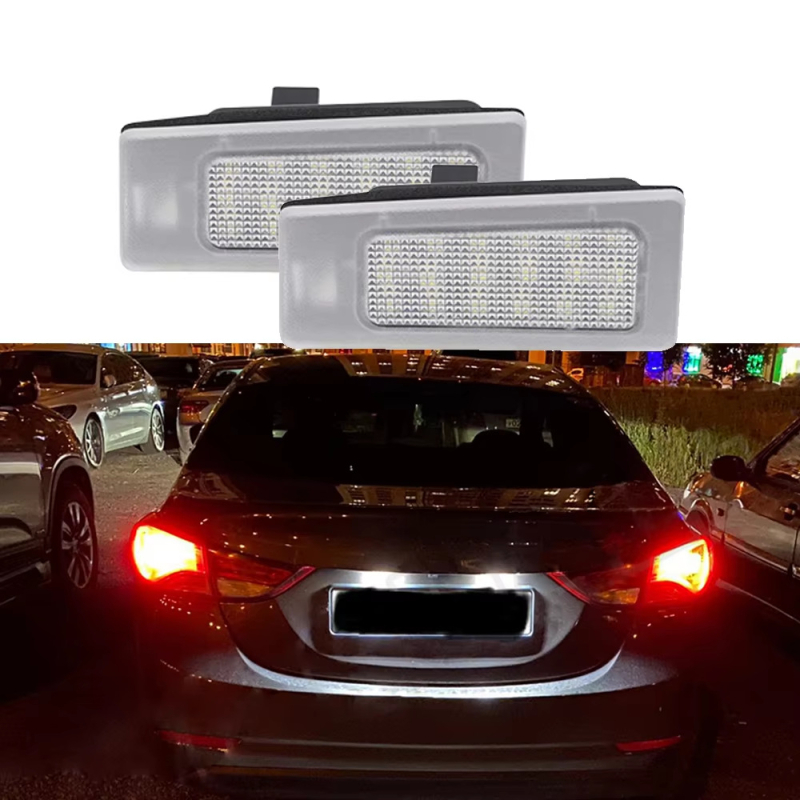 Svjetlo za registarsku pločicu za Hyundai Elantra, Accent, Solaris, i30 i Kia Ceed Cerato — Marka Yanyun; Materijal: Plastika; Napon: 12V; Snaga: 3W
