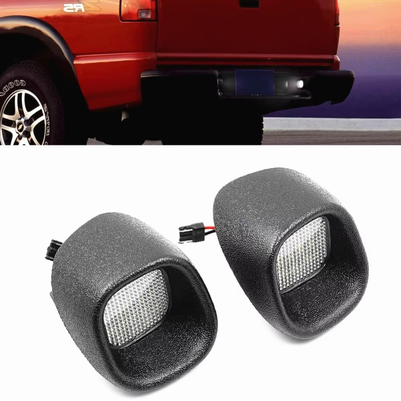 Lampă pentru plăcuța de înmatriculare pentru GMC Sonoma, Chevrolet Blazer, Oldsmobile Jimmy și S10 – ABS+PC+LED, 12V, marca Yanyun