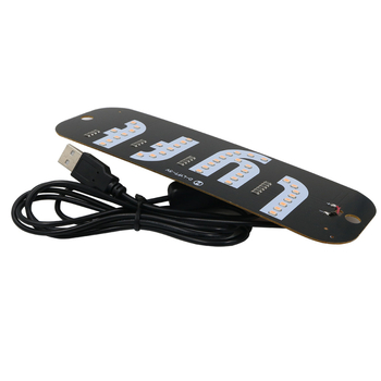 Indicator LED pentru taxi LT-USB — ABS, 5-6V, 3W, 0.3A, Lumină pentru numărul de înmatriculare