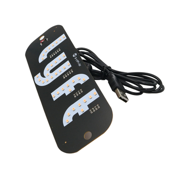 Indicator LED pentru taxi LT-USB — ABS, 5-6V, 3W, 0.3A, Lumină pentru numărul de înmatriculare