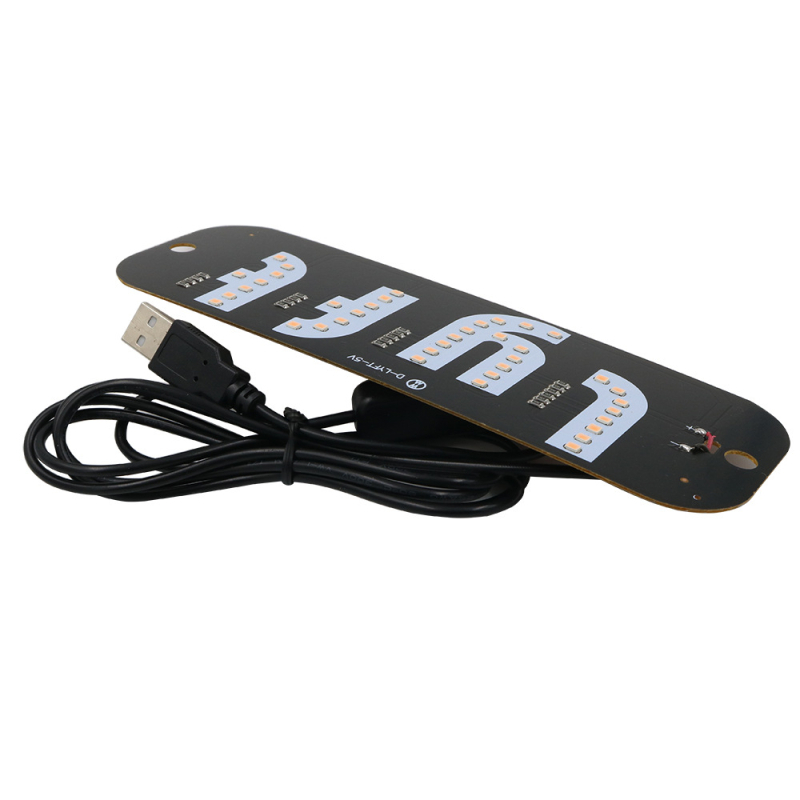 Indicator LED pentru taxi LT-USB — ABS, 5-6V, 3W, 0.3A, Lumină pentru numărul de înmatriculare