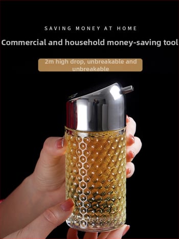 Set de sticle din plastic pentru condimente în bucătărie (sos de soia, oțet, ulei) cu design fără agățare, model 2022