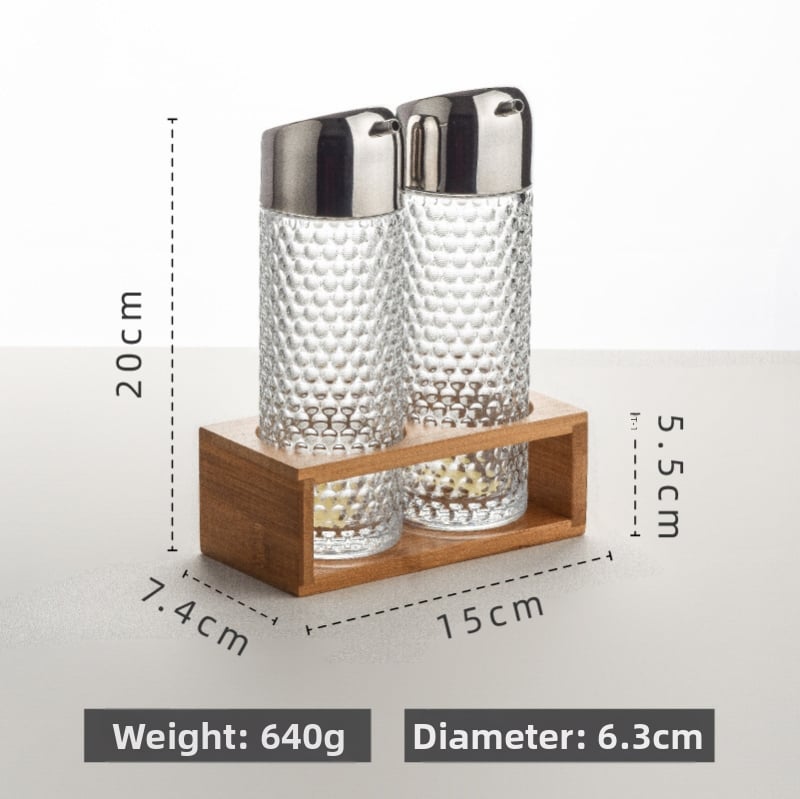 Set de sticle din plastic pentru condimente în bucătărie (sos de soia, oțet, ulei) cu design fără agățare, model 2022