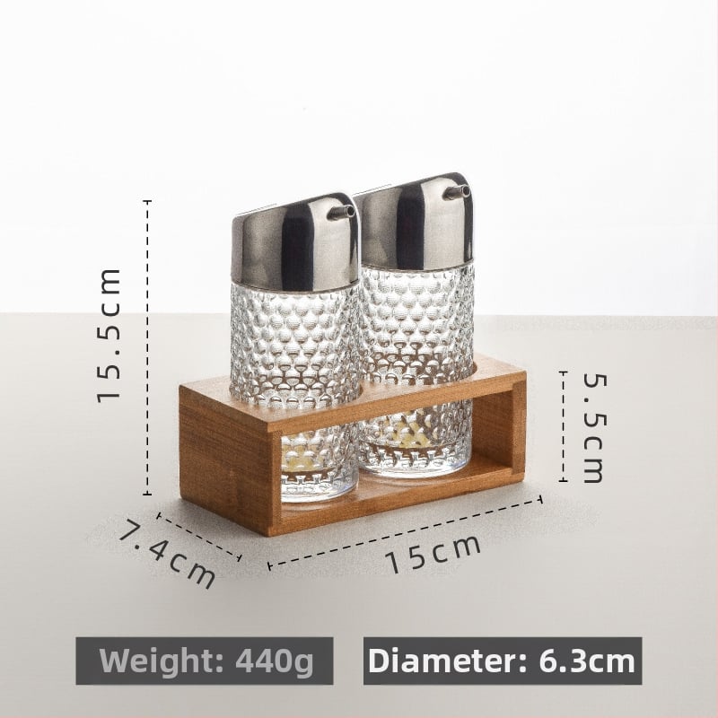 Set de sticle din plastic pentru condimente în bucătărie (sos de soia, oțet, ulei) cu design fără agățare, model 2022