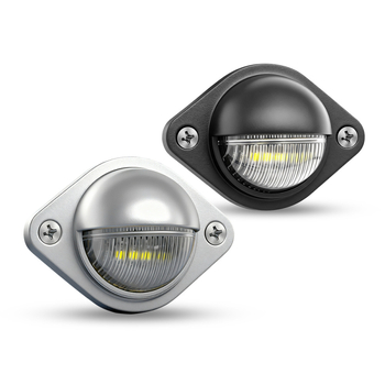 6-LED svjetlo za registarsku pločicu za kamione, automobile i prikolice — 12/24V, ABS, 1.5W, 6500K, vijek trajanja 50 000 sati