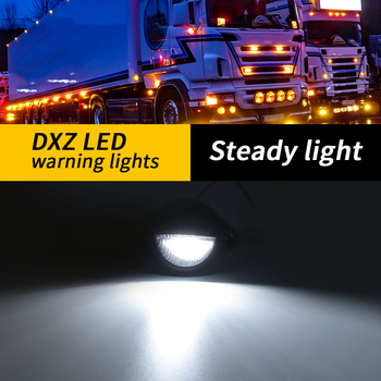 6-LED svjetlo za registarsku pločicu za kamione, automobile i prikolice — 12/24V, ABS, 1.5W, 6500K, vijek trajanja 50 000 sati