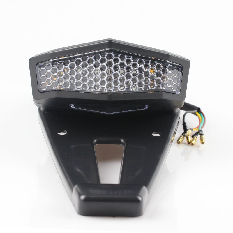 LED stražnje svjetlo za off-road motocikl — Fender tail light, 12V, ABS plastika