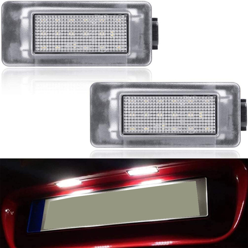 Polarlander 2x LED svjetla za registarsku pločicu, ABS, 12V, za Nissan Serena C27 (16–19)