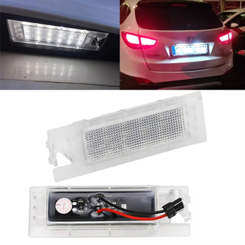 Lumină LED pentru număr de înmatriculare pentru Hyundai Tucson (2010-2014) și IX35 (2010-2013) – 12V, 3W, plastic