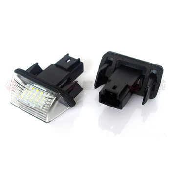 LED svjetlo za registarsku pločicu s logom Citroën, kompatibilno s modelima 206, 207, 306, 308, 406, 407, 5008 i C3