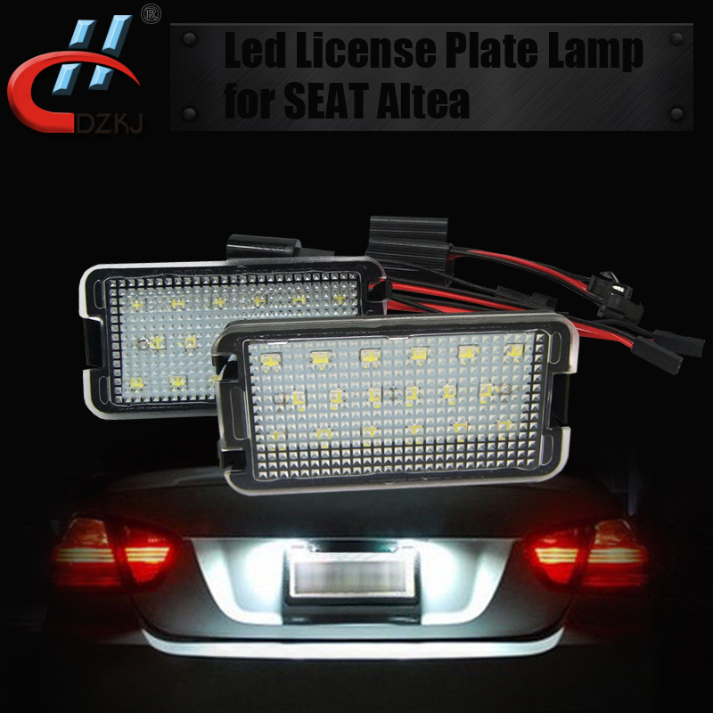 Lampa za pločicu registarske tablice za Seat Altea/Arosa/Ibiza/Cordoba/Leon/Toledo III (12V, 3W, LED 4014, 6500–7000K)