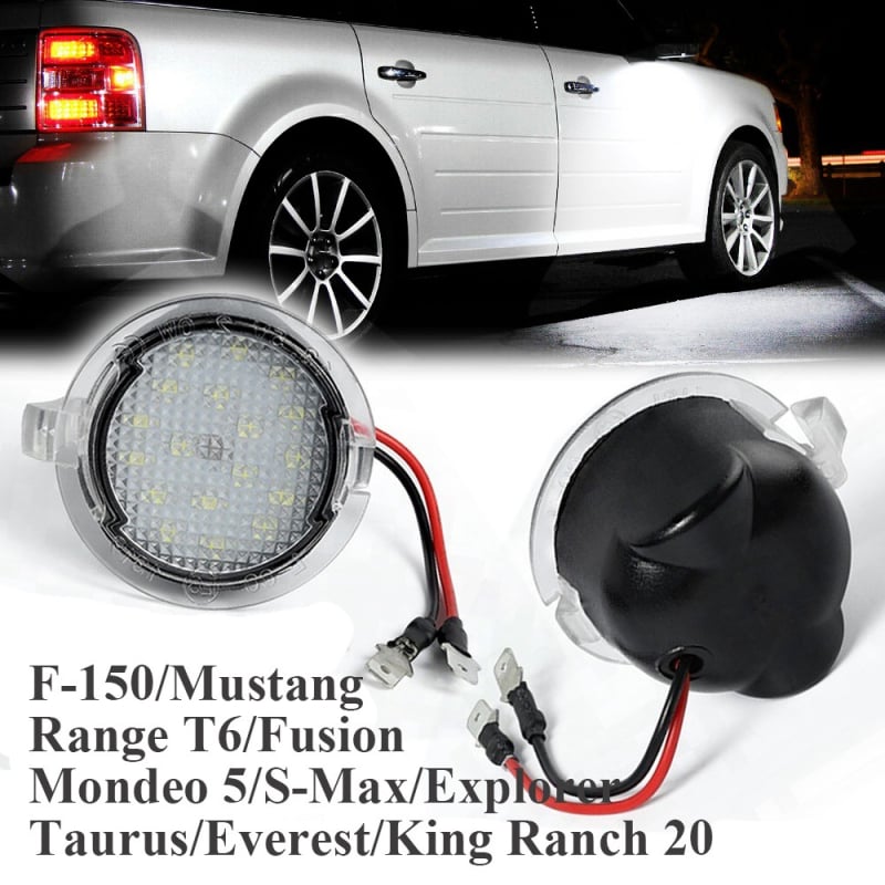 LED svjetlo za retrovizor i registarsku pločicu Ford Mondeo, Taurus, Explorer, Lincoln - 12V, 3W, 6000K, 50000h